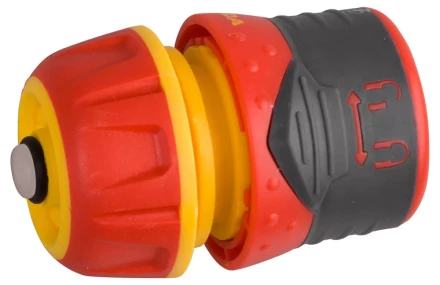 Соединитель GRINDA &quot;Premium&quot; с автостопом и запирающим механизмом, пластмассовый с TPR, 1/2&quot; 8-426431 купить в Магнитогорске