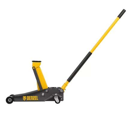 Домкрат гидравлический подкатной Denzel 51260, 3 т, 125-470 мм, быстрый подъем, проф. купить в Магнитогорске