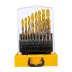 Набор сверл по металлу Denzel 723008, 1-10 мм, Р6М5К8-TiN, Golden Tip, 19 шт купить в Магнитогорске