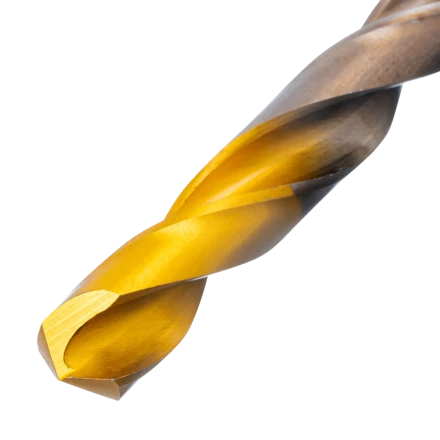 Набор сверл по металлу Denzel 723008, 1-10 мм, Р6М5К8-TiN, Golden Tip, 19 шт купить в Магнитогорске