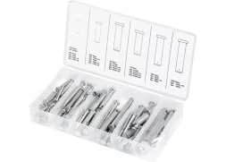 Набор штифтов с головкой и отверстием под шплинт 60 предметов СИБРТЕХ 47612