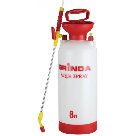 Опрыскиватель садовый GRINDA &quot;Aqua Spray&quot;, широкая горловина, устойчивое дно, алюминиевый удлинитель, 8л 8-425117_z01 купить в Магнитогорске
