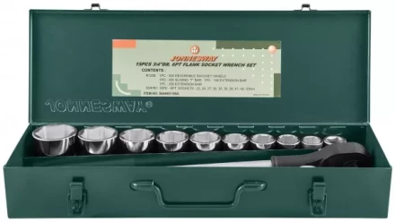 Набор головок торцевых 3/4&quot;DR 22-50мм 15предметов Jonnesway S04Н6115SA 47229 купить в Магнитогорске
