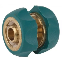 Муфта RACO &quot;Profi-Plus&quot; (шланг-шланг), латунная с покрытием TPR, 1/2&quot; 4244-55118B