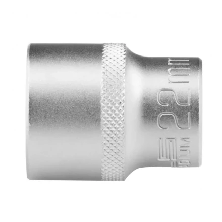 Головка торцевая 22 мм двенадцатигранная CrV под квадрат 1/2 хромированная Stels 13668 купить в Магнитогорске