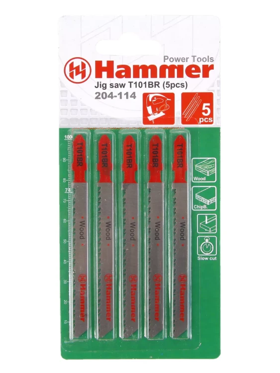 Пилка для лобзика Hammer Flex 204-114 JG WD T101BR купить в Магнитогорске