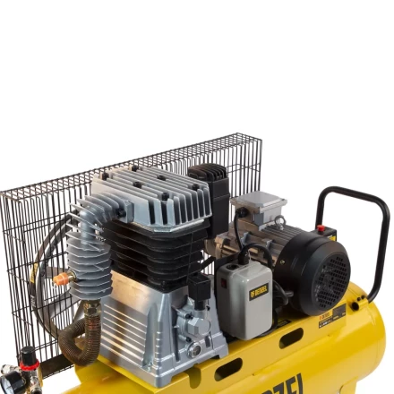 Компрессор воздушный, ременный привод BCI4000-T/100, 4.0 кВт, 100 литров, 690 л/мин Denzel 58123 купить в Магнитогорске