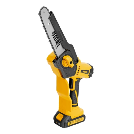 Цепная мини-пила аккумуляторная бесщет., СCS-200BL, шина 200 мм, Li-Ion, 20 В, // Denzel 58653 купить в Магнитогорске