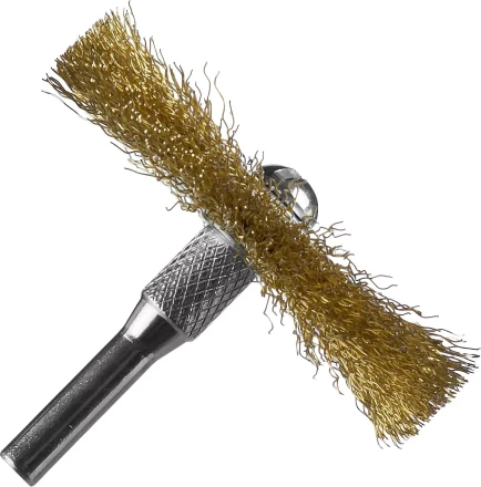 ЗУБР &quot;ПРОФЕССИОНАЛ&quot;. Набор щеток дисковых для дрели, витая стальная латунированная проволока 0,3мм, 5 шт 3521-H5_z02 купить в Магнитогорске