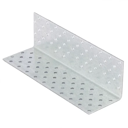 Крепежный уголок равносторонний  2,0 мм KUR 60x60x200 мм Россия Сибртех 46591 купить в Магнитогорске