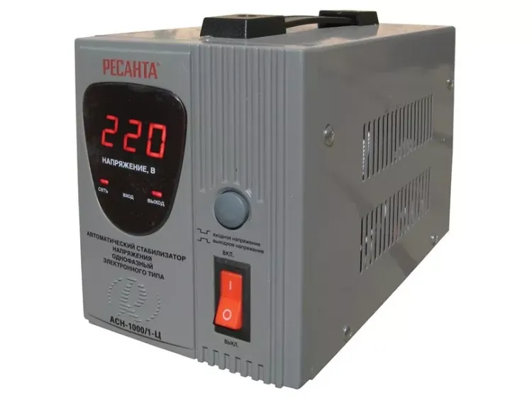 Стабилизатор Ресанта АСН-1000 Н/1-Ц купить в Магнитогорске