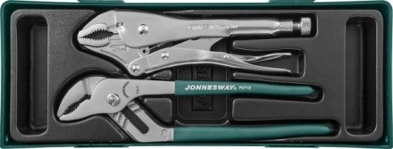 Комплект P2710ST переставные клещи Р2710 и струбцины P32M10A 2 предмета  Jonnesway 48190 купить в Магнитогорске