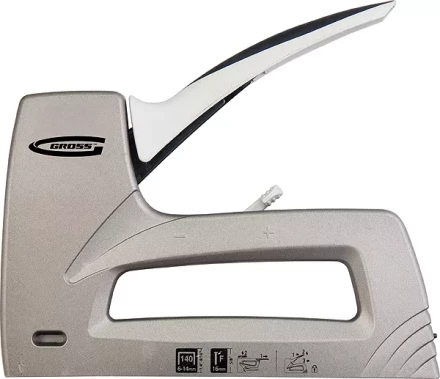 Степлер мебельный (Aluminium 140) алюм. корпус рег. удара тип скобы 140 300 6-14 мм  GROSS 41007 купить в Магнитогорске