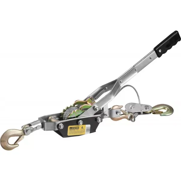 Лебедка STAYER "MAXPull" рычажная, тросовая, 4т/3м 4310-4 купить в Магнитогорске