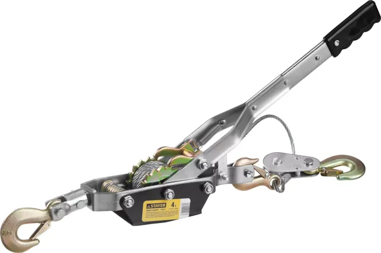 Лебедка STAYER "MAXPull" рычажная, тросовая, 4т/3м 4310-4 купить в Магнитогорске