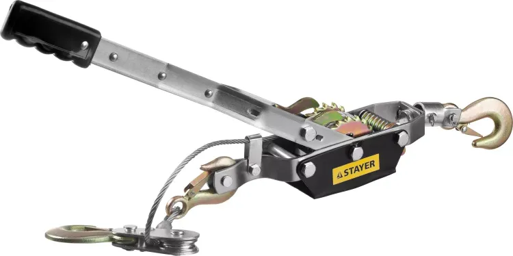 Лебедка STAYER "MAXPull" рычажная, тросовая, 4т/3м 4310-4 купить в Магнитогорске