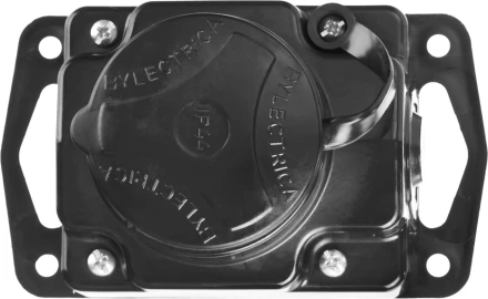 Колодка СИБИН для удлинителя, 1 гнездо, заземление, защитные крышки, IP44, макс мощность 3500Вт 55114-1 купить в Магнитогорске