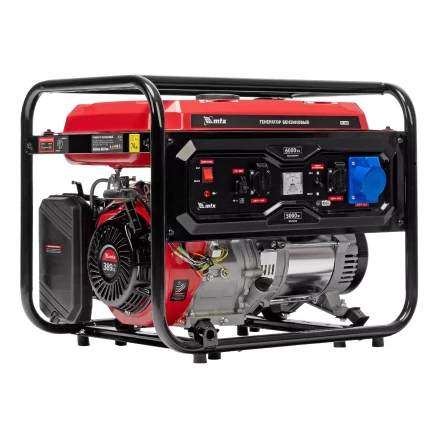 Генератор бензиновый MTX RS-7000, 6 кВт, 230В, ручной стартер купить в Магнитогорске