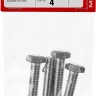 Болт ГОСТ 7798-70, M8 x 40 мм, 4 шт, кл. пр. 5.8, оцинкованный, ЗУБР 303086-08-040 купить в Магнитогорске