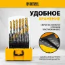 Набор сверл по металлу Denzel 723009, 1-13 мм, Р6М5-TiN, Golden Tip, 25 шт купить в Магнитогорске