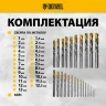 Набор сверл по металлу Denzel 723009, 1-13 мм, Р6М5-TiN, Golden Tip, 25 шт купить в Магнитогорске