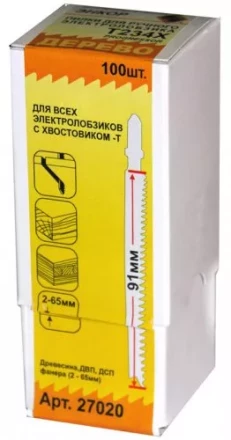 Пилка для электролобзика T234 X PROGR HCS 1шт/100 Энкор 27020 купить в Магнитогорске