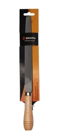 Напильник 200 мм плоский деревянная рукоятка Вихрь купить в Магнитогорске