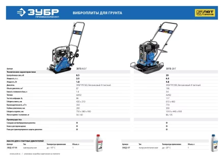Виброплита бензиновая ЗВПБ-20 Г серия ПРОФЕССИОНАЛ купить в Магнитогорске
