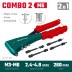 Комбинированные заклепочники, KRAFTOOL Combo2-M6 31180 31180 купить в Магнитогорске