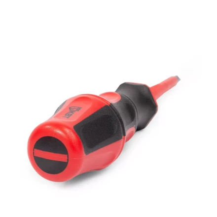 Набор диэлектрических отверток КВТ VDE НИО-15, профиль SL, PH, PZ, PZ/FL и ключи для электрошкафов, 15 предметов (103015) купить в Магнитогорске