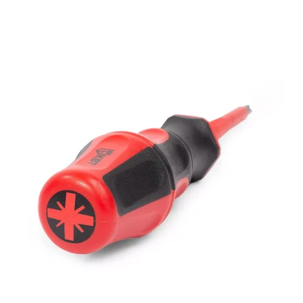 Набор диэлектрических отверток КВТ VDE НИО-15, профиль SL, PH, PZ, PZ/FL и ключи для электрошкафов, 15 предметов (103015) купить в Магнитогорске