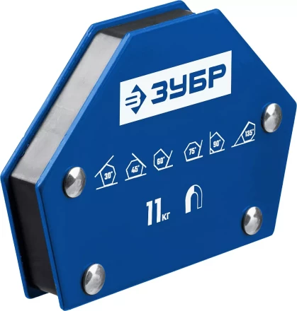 ЗУБР УМ-6, 11 кг, угольник магнитный для сварочных работ, Профессионал (40055-11) купить в Магнитогорске