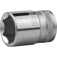 Торцовая головка KRAFTOOL "INDUSTRIE QUALITAT", Cr-V, FLANK, хромосатинированная, 1/2", 21 мм 27805-21_z01