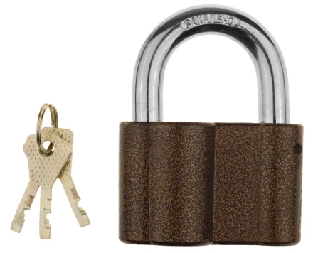 Замок навесной ЗУБР "МАСТЕР" общего применения, дисковый механизм секрета, ключ 7 PIN, дужка d-14мм, 80мм 3720_z01 купить в Магнитогорске