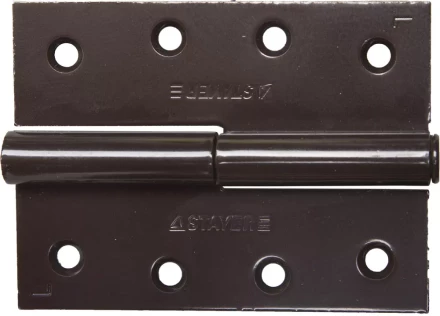Петля дверная STAYER "MASTER" разъемная, цвет коричневый, левая, 100мм 37613-100-3L купить в Магнитогорске