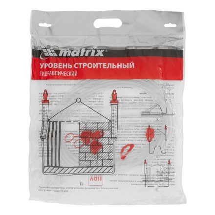 Гидроуровень Matrix 37091,удлиненная колба, рельефная градуировка, 7м, 37091 купить в Магнитогорске