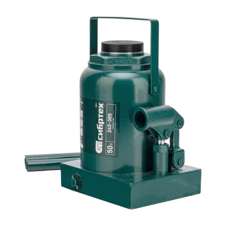 Домкрат гидравлический бутылочный Сибртех 50811, 50 т, 245-385 мм купить в Магнитогорске