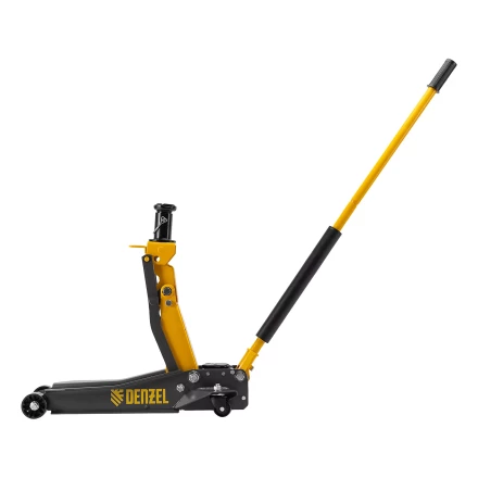 Домкрат гидравлический подкатной Denzel 51270, 2/3 т, 98-770 мм, быстрый подъем, низ. подхват, проф, SUV купить в Магнитогорске