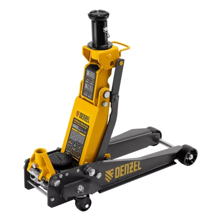Домкрат гидравлический подкатной Denzel 51270, 2/3 т, 98-770 мм, быстрый подъем, низ. подхват, проф, SUV купить в Магнитогорске