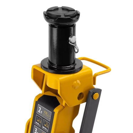 Домкрат гидравлический подкатной Denzel 51270, 2/3 т, 98-770 мм, быстрый подъем, низ. подхват, проф, SUV купить в Магнитогорске