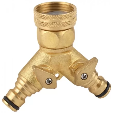 Распределитель двухканальный RACO "Profi" (резьба внешняя-наконечник) латунный, 3/4" х 1" 4246-55035B купить в Магнитогорске