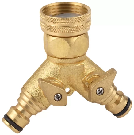 Распределитель двухканальный RACO "Profi" (резьба внешняя-наконечник) латунный, 3/4" х 1" 4246-55035B купить в Магнитогорске