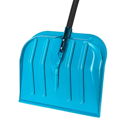 Лопата для уборки снега Palisad 61692, поликарбонат, 475х400х1385мм, алюминиевый черенок, ПВХ оплетка, LUXE купить в Магнитогорске