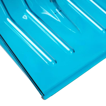 Лопата для уборки снега Palisad 61692, поликарбонат, 475х400х1385мм, алюминиевый черенок, ПВХ оплетка, LUXE купить в Магнитогорске