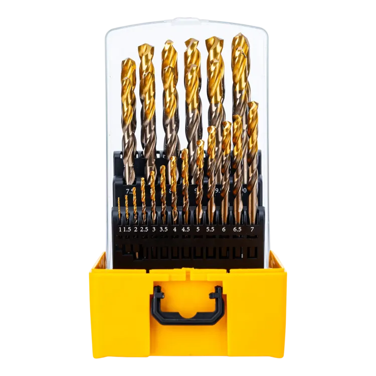 Набор сверл по металлу Denzel 723010, 1-13 мм, Р6М5К8-TiN, Golden Tip, 25 шт купить в Магнитогорске