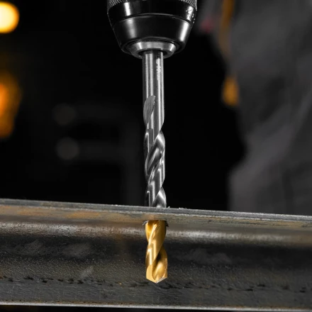 Набор сверл по металлу Denzel 723010, 1-13 мм, Р6М5К8-TiN, Golden Tip, 25 шт купить в Магнитогорске