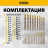Набор сверл по металлу Denzel 723010, 1-13 мм, Р6М5К8-TiN, Golden Tip, 25 шт купить в Магнитогорске