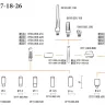 Горелка TIG 18 320A 100% TIG 250 315 AC/DC 8метра Trak-50MMQ 2p б/р Aurora купить в Магнитогорске