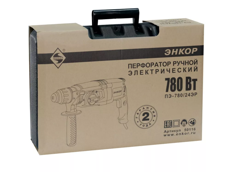 Перфоратор SDS+ ПЭ-780/24ЭР Энкор 50116 купить в Магнитогорске