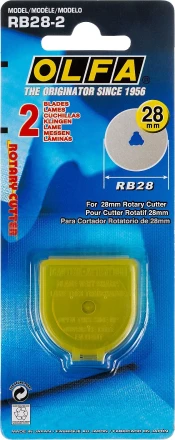 Лезвие OLFA специальное, круговое, 28мм, 2шт OL-RB28-2 купить в Магнитогорске